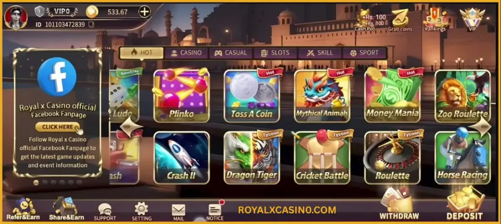 Royal x Casino Download